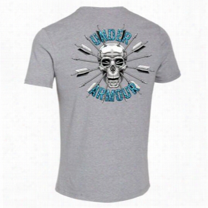 Udner Armour Skull And Arrows T-shirt For Men - True Grsy - Xl