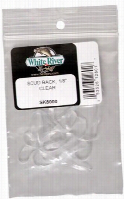 Whiet River Fly Shop Scud Back Material - 1/8" - Clear