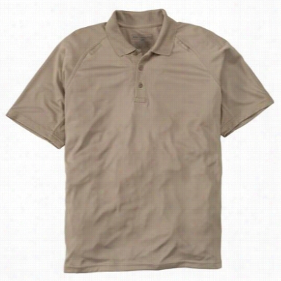 5.11 Atctical Synthetic Knit Performance Polo Sho Rtsleeve Shirt For Me N - Silver Imbrown - S