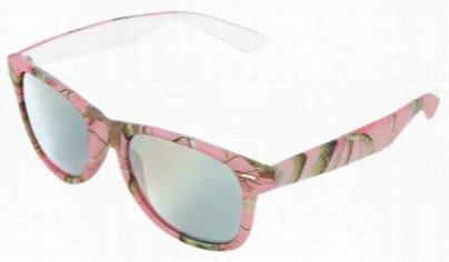 Aes Optics Retro Polarized Sunglasses - Realrte Apc Pink/smoe Mirror