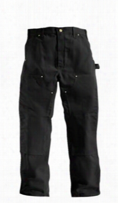 Carhartt Double Front Work Pants For Men - Black - 40x30