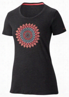 Columbia Prism Medallion T-shirt For Ladies - Charcoal Heather - L