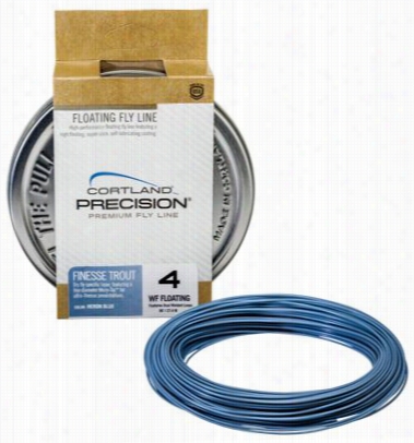 Cortland Precision Finesse Trout Flo Aating Fly Line  - Heron Blue - 3 Line Weight