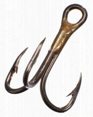 Eagle Claw Lazer Sharp 2x Treble Hooks - #4