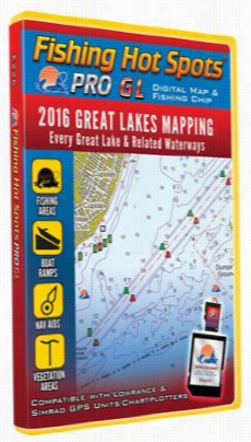 Fissh Ing Hot Spots Pro 2016 Gl Great Lakes Lowrance Digital Map Ahd Fishing Chip