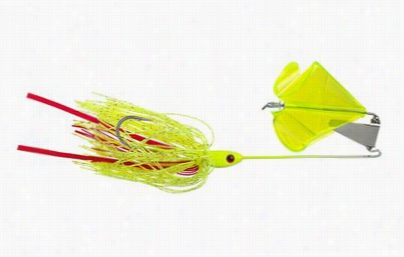 Hart Tackle Stag Breaker Quad Buzzbait - Char Treuse Red Tails - 3/8 Oz.