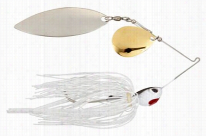 Hart Tackle Spinnerbait With Tandem Blades - 1/2 Oz. - White