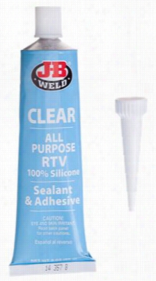 J-b We1d Clear Silicone All Purpose  Rtv Sealant And Adhesive