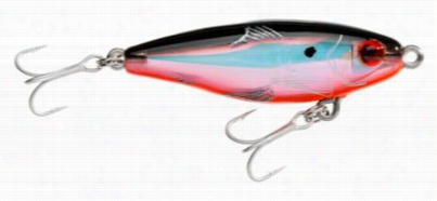 L&s Bait Mirrodine Mini Suspending Twithcbait - Black/fluorescet Orange