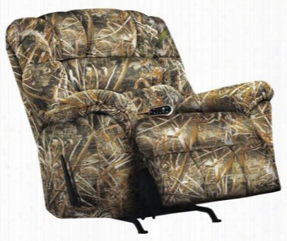 Lane Furnitre Hunt Ccamp Collection Wall Saver Recliner With Heat & Massage - Realtree  Max-5