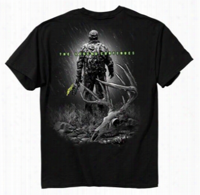 Legend Conntinuees T-shirtf Or Men -s Hort Slleeve - Black - L