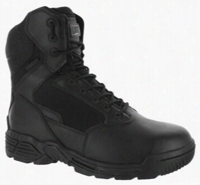 Magnum Stralth Force 8..0 Side Zip Composite Toe Tactical Boots For Men - Black - 7 M