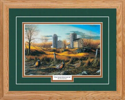 Northern Prommotions Framed Art - Fenceline Rignncks By Jim Hansel