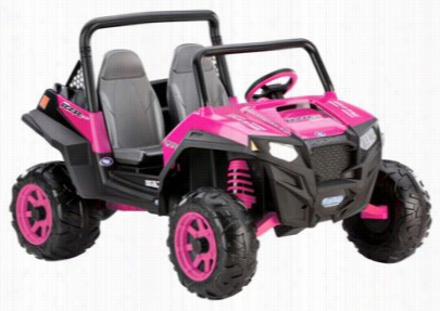 Peg-perego Polaris Rzr 900 Atv For Kids -  Piink