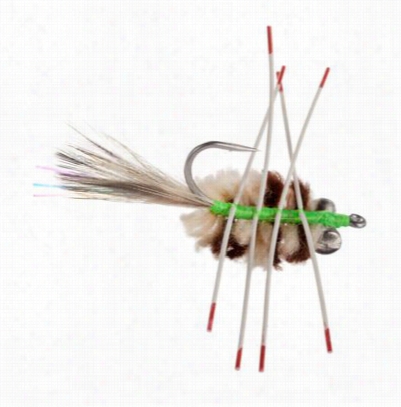 Permit  Crab Flies - 3-pack - Tan/brown - Size 2