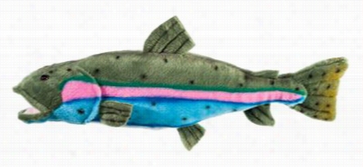 Plush Stuffed Rainbow Trout Toy