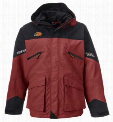 Pro Qaulifier Gore-tex Rain Parkas According To Men - Garnet - M