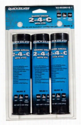 Quicksilver 2.4.c Marine Lubricant - 3-pack