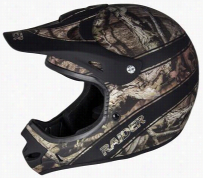 Raider Ambush  Mx Helmet - Mossy Oak Break-up Nifinity - Xl