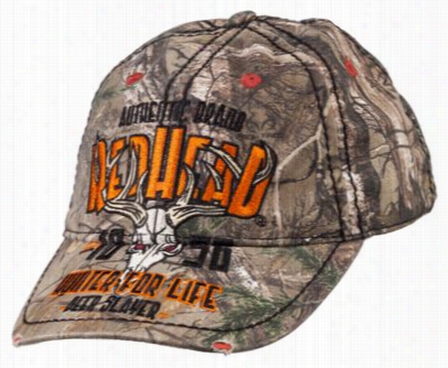 Redhead Deerskull Logo Hunting Cap For Youth - Raltree Xtra