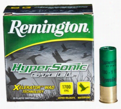 Remington Hypersonic Steel Shotshells - 2 Ga. - #2 Shot - 7/ Oz. - 25 Rounds