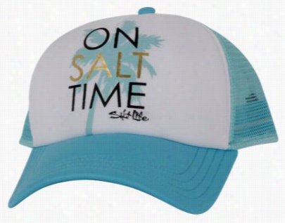 Salt Life On Salt Time Trucker Hat For Ladiess