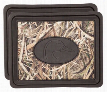 Signature Automtive Ducks Unlimited Utility/rear Overthrow Mat - Set Of 2