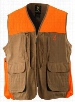 Browning Upland Canvas Vest for Men - Tan/Blaze - L