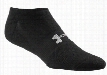 Under Armour HeatGear SoLo Training Socks for Men - 3-Pair Pack - Black - L