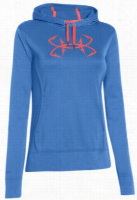 Undr Armour Ua Tempest Fish Hook Hoodie For Ladies - Picasso Blue - L