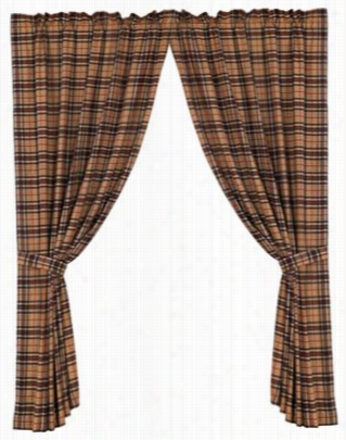 Wrangler Collectoon Plaid Drapes Or Faux Usede Valance - Drapes