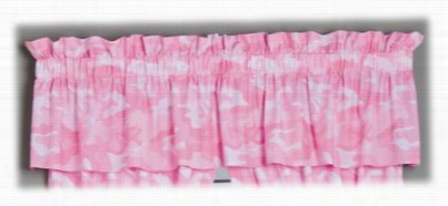 Browning Buckmark Pink Camo - Drapes Or Valance - Valance