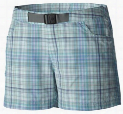 Columbia Cross On Over Iiplaid Shorts For Ladies - Miami Plaid - 8