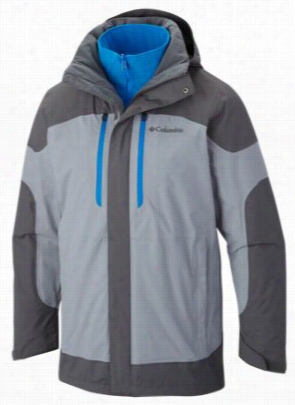 Columbia Summit Crest Interchange Jacket For Men - Tradewinds Grey - Xl