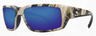 Costa Fantail 5 80g Camo Plarized Sunglasses - Mossy Oak Shadow Grass Blades/blue Mirror