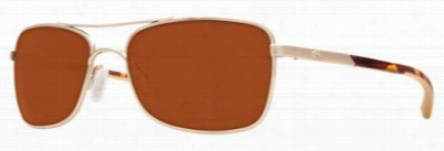 Costa Palapa 580p Polarized Sunglasses - Rose Gold/copper