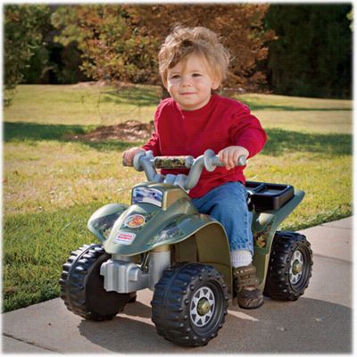 Fisher-price Ower Wheels Lil Quad Camo Atv Because Of Toddlers