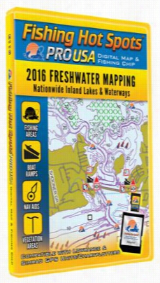 Fishinghot Spots Pro 2016 U Sa Digital Map And Fishing Chip