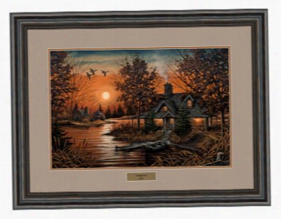 Gene Stocks Framed Artwork - Cattail Cove