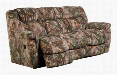 Alley Furniture Cottagge Collection Power Dual Rreclining Sofa - Realtree Xtra