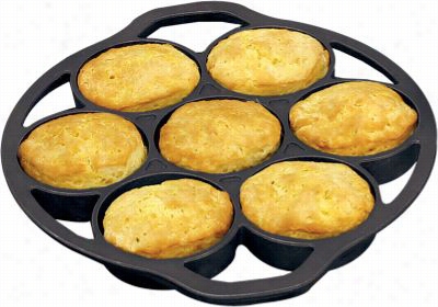 Lodge Science Of Reasoning Cast-iron Drop Biscuit Pan