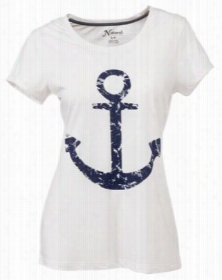 Natural Reflections Anchor Graphic T-shirt For Ladies - 2x