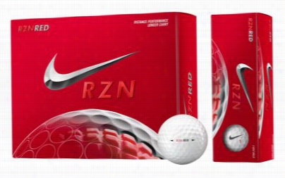 Nike Rzn Red Golf Ba Lls - 12-pack