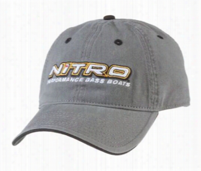 Nitro Performance Bass Boats Cap For Men - Charcoal