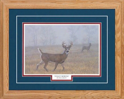 Northern Promotons Framed At - Foggy Morning By Paul Kraft