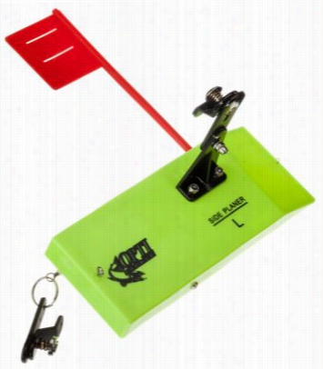 Opti Tackle Medium Planer Board With Flag - Left