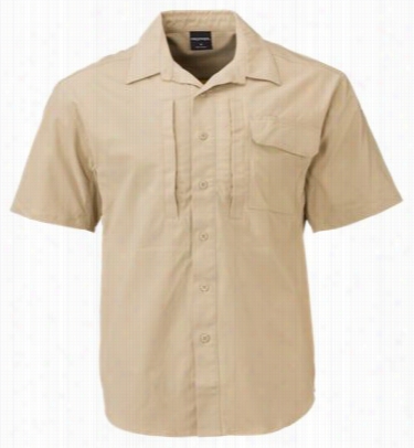 Propper Stl Shirt For Men  Short Sleeve - Khak I - M