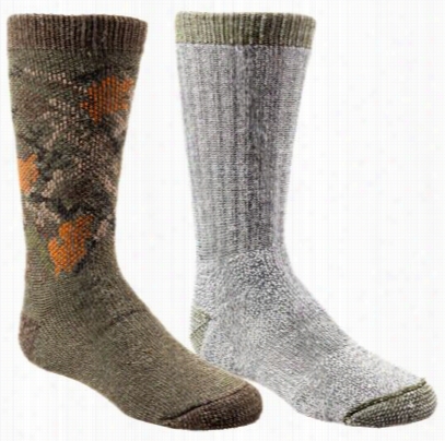 Redhead Camo Green Cub Kids Socks - 2-pair Pack