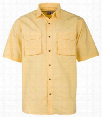 Redhear Ecdar Valley Short Sleeve Shirt For Men - Wheat - L
