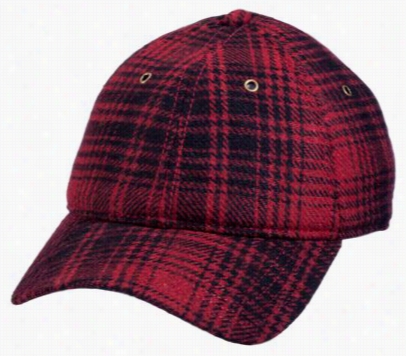 Redhead Wool Plaid Winte Rcap For M En